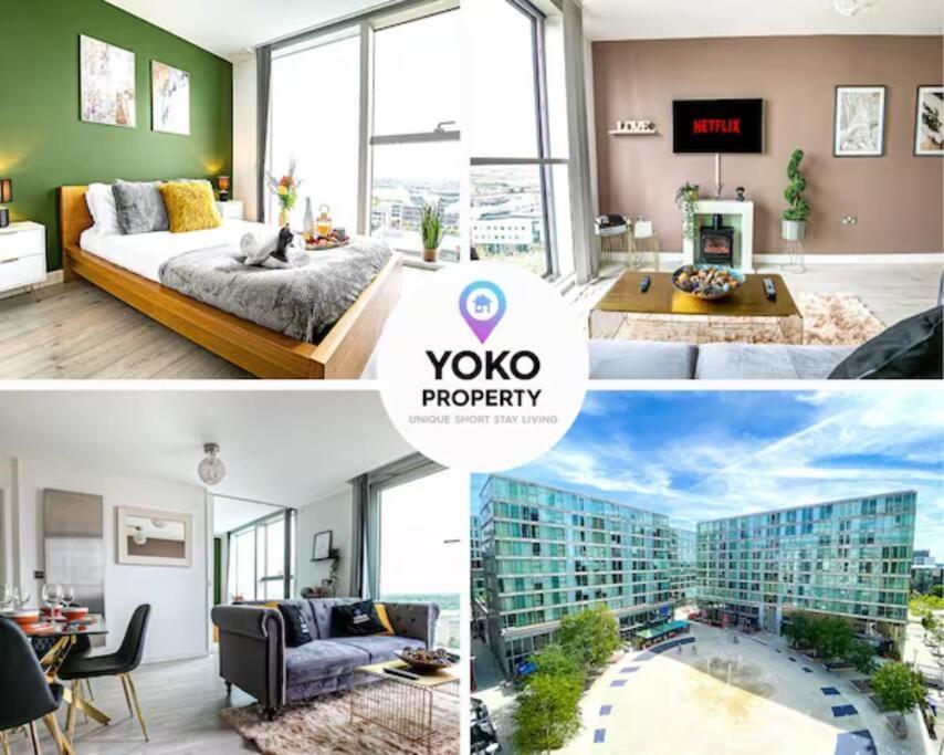 Comfortable City Centre Apartment With Free Parking, Fast Wifi & Smart Tv With Xbox And Netflix By Yoko Property Milton Keynes Exterior foto